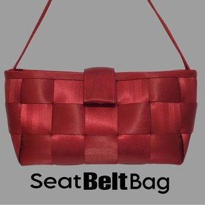 The Original Seatbeltbag Handbag/Shoulder Bag, Dark Red, Made in‎ USA
